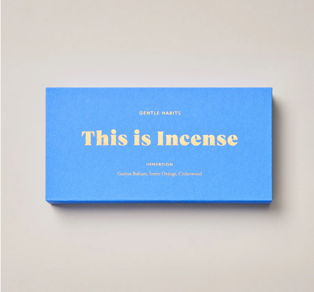 GENTLE HABITS Incense - Immersion